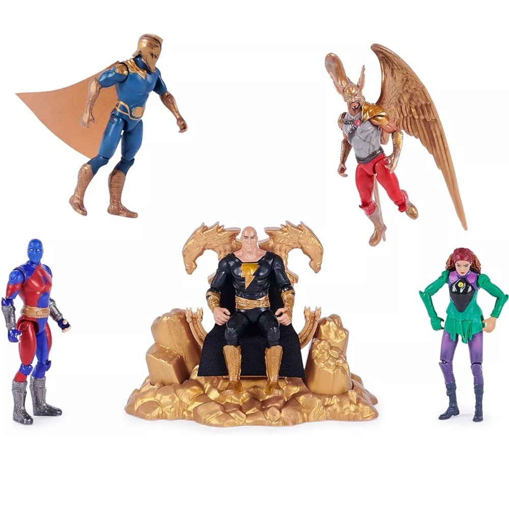 DC Comics Black Adam and Justice Society Set 4-inch Toy Figures